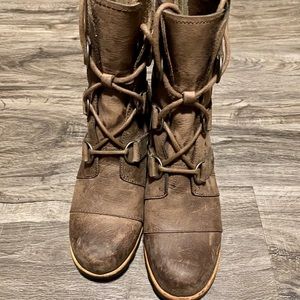 Sorel Joan of Arctic Wedge II Brown size 6.5